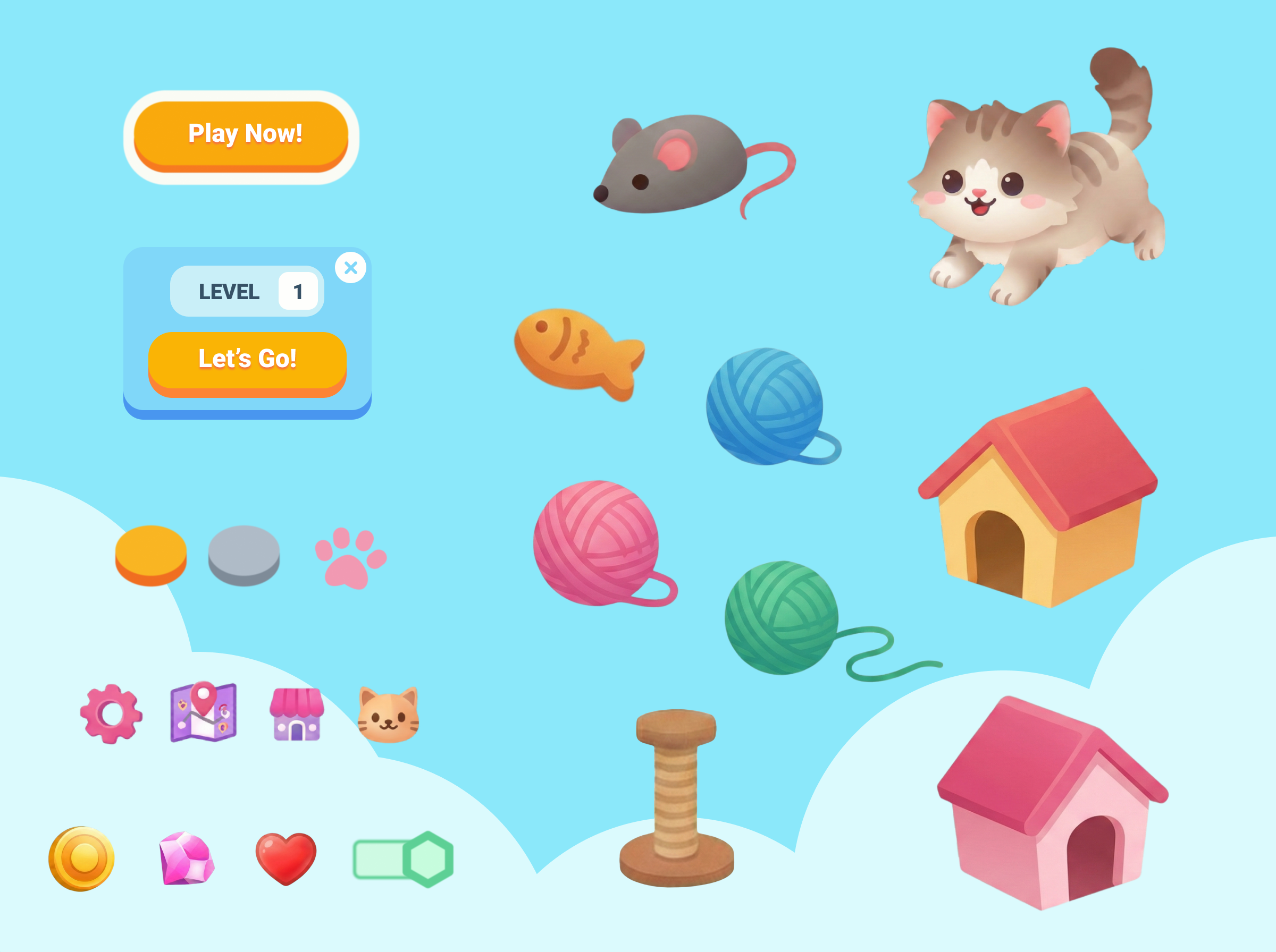 Kitten Run Wireframes